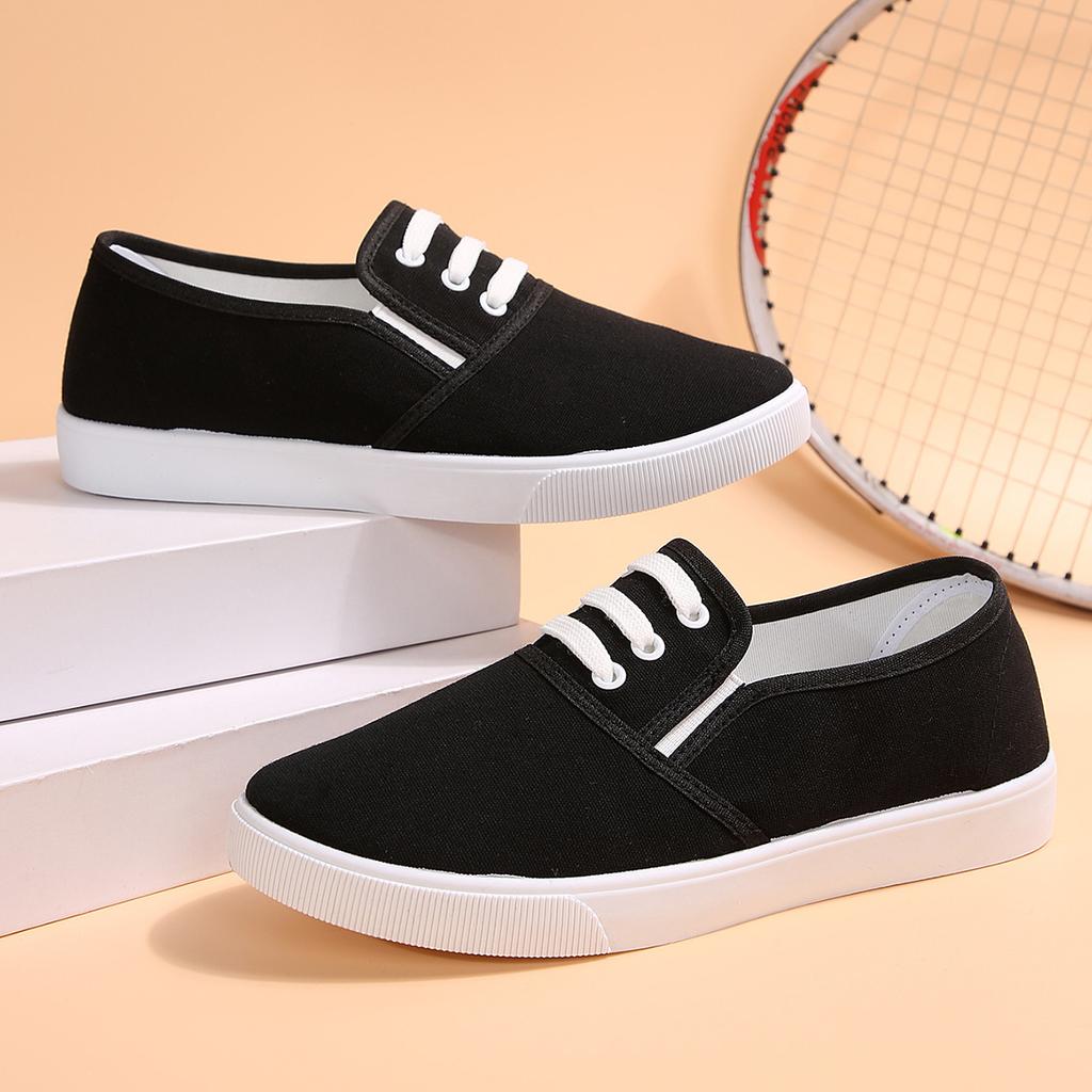 Женские классические белые парусиновые туфли с круглым носком для школьников, женские крутые черные удобные уличные туфли на шнуровке, Zapatos De Mujer