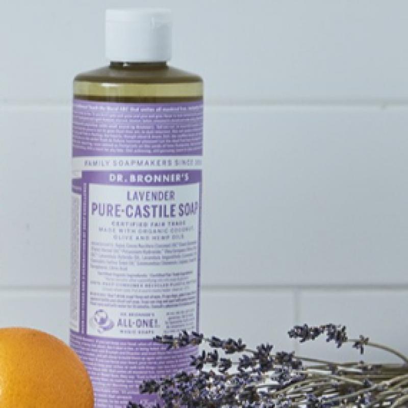 Dr. Bronner S Lavender Pure caStile Soap 475ml