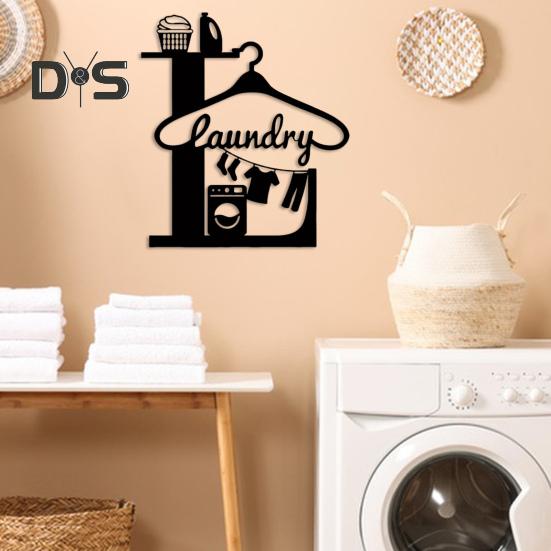 Знак прачечной, винтажный металлический настенный художественный знак, подвесное украшение на тему прачечной, украшение для двери прачечной, настенная полка