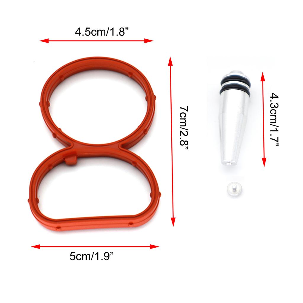 Впускной клапан двигателя автомобиля, вихревой клапан, пустая заглушка, металлическая заглушка с прокладкой коллектора, запасные части для BMW N47 E90 N57 N57S