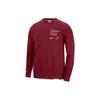 Dri-FIT NBA Standard Issue Miami Heat Letter Crew Neck Casual Long Sleeve Sweatshirt Men Sweatshirt Deep-Red FD8655-608