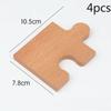 1 комплект деревянных подставок-пазлов, подстаканников, японской чайной церемонии, держателей для чашек, букового утеплителя, подушек из орехового дерева, декора для столовых приборов, НОВЫЙ