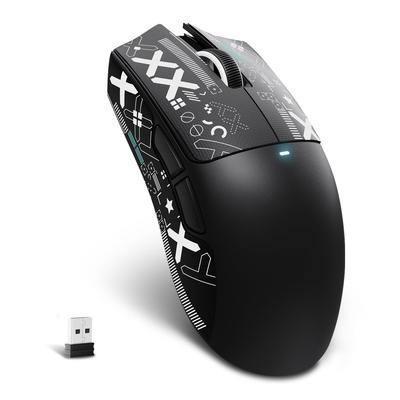 MAMBASNAKE x ATTACK SHARK X11SE Игровая Супербеспроводная 59г PAW3311 22000 DPI 1000 Гц Опрос Двойные Наклейки для Мыши, Легкая, 3 Режима Подключения