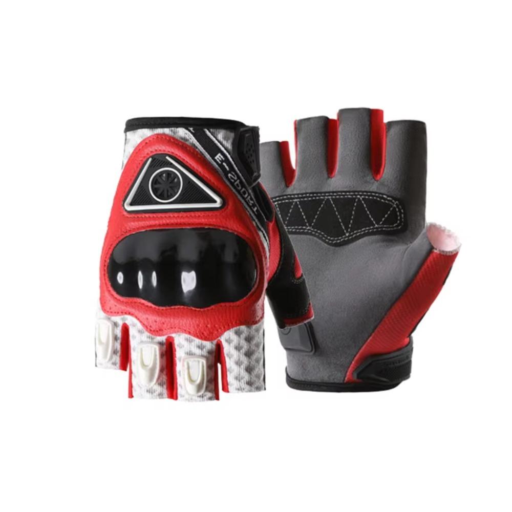Breathable Riding Gloves Anti-Slip Protective Gloves Half Finger Gloves Motorcycle Riding