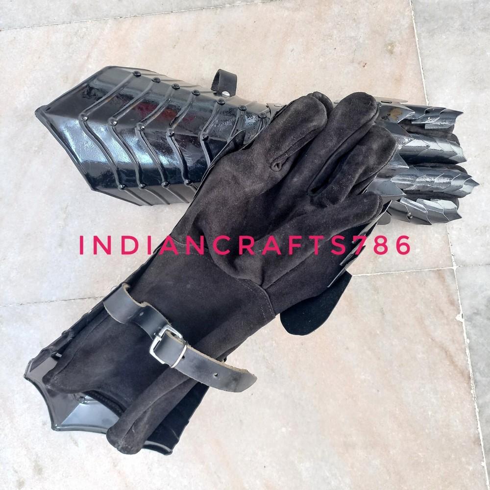 Medieval Steel Nazgul Gloves Costume Gauntlets Armor