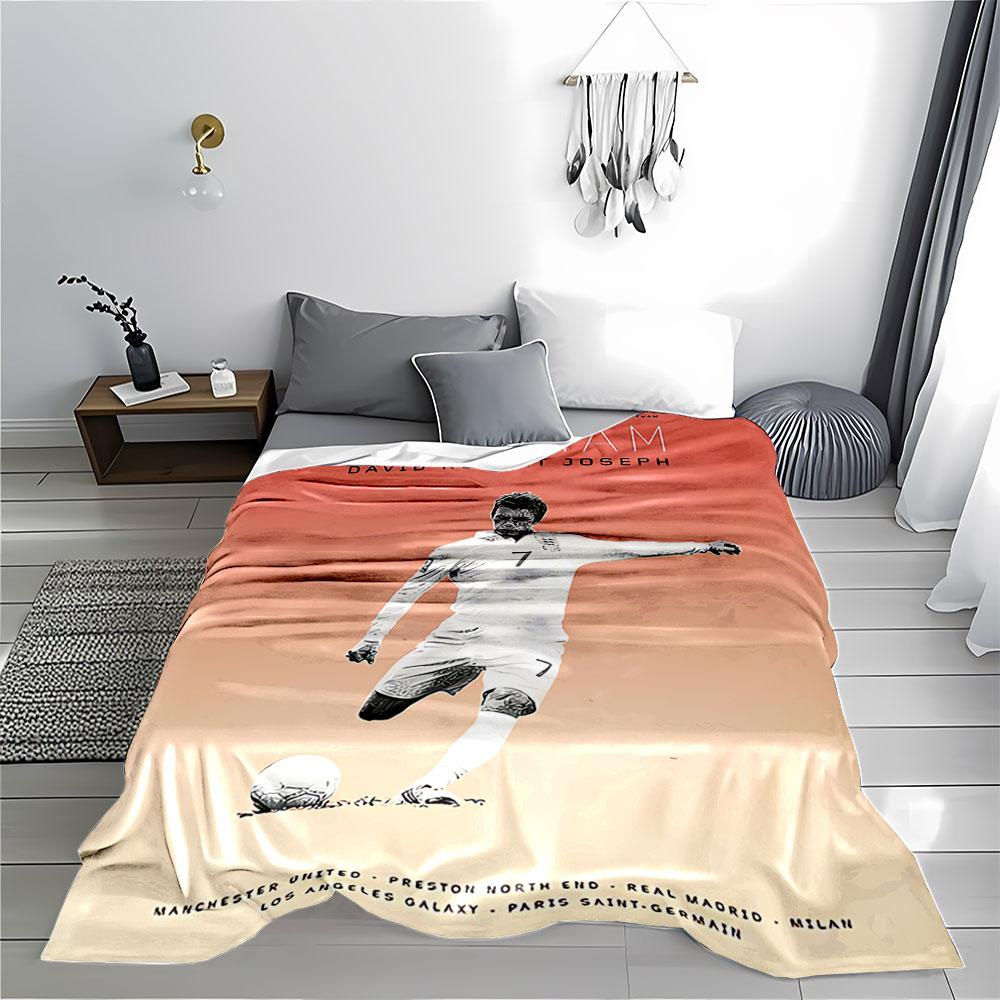 Soccer Legend Illustration Blanket for all seasons blanket lunch break throw gift