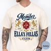 Ellas Fellas Club T-Shirt and Kids T-Shirt, Country Concert, Rodeo, Music Fan, Comfort Colors® Unisex Cotton Tee