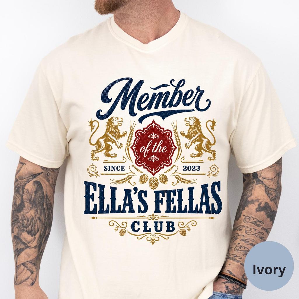 Ellas Fellas Club T-Shirt and kids T-Shirt, Country Concert, Rodeo, Music Fan, Comfort Colors® Unisex Cotton Tee
