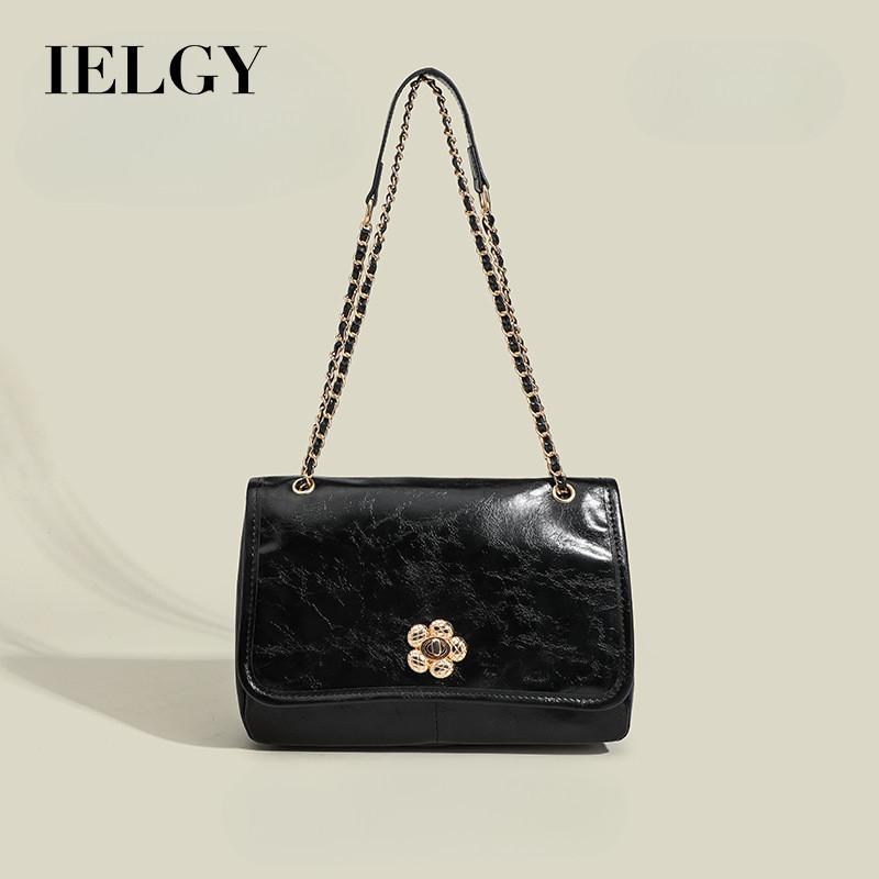 IELGY Camellia Women's Bag, Niche Chain Tote Bag, Single Shoulder Armpit Bag, Large Capacity for Commuting To Work