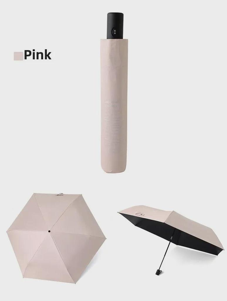 Сверхлегкий автоматический зонт длиной 108 см — двойного назначения, черный клей, защита от УФ-излучения, UPF50+, для солнца и дождя, компактный дизайн.