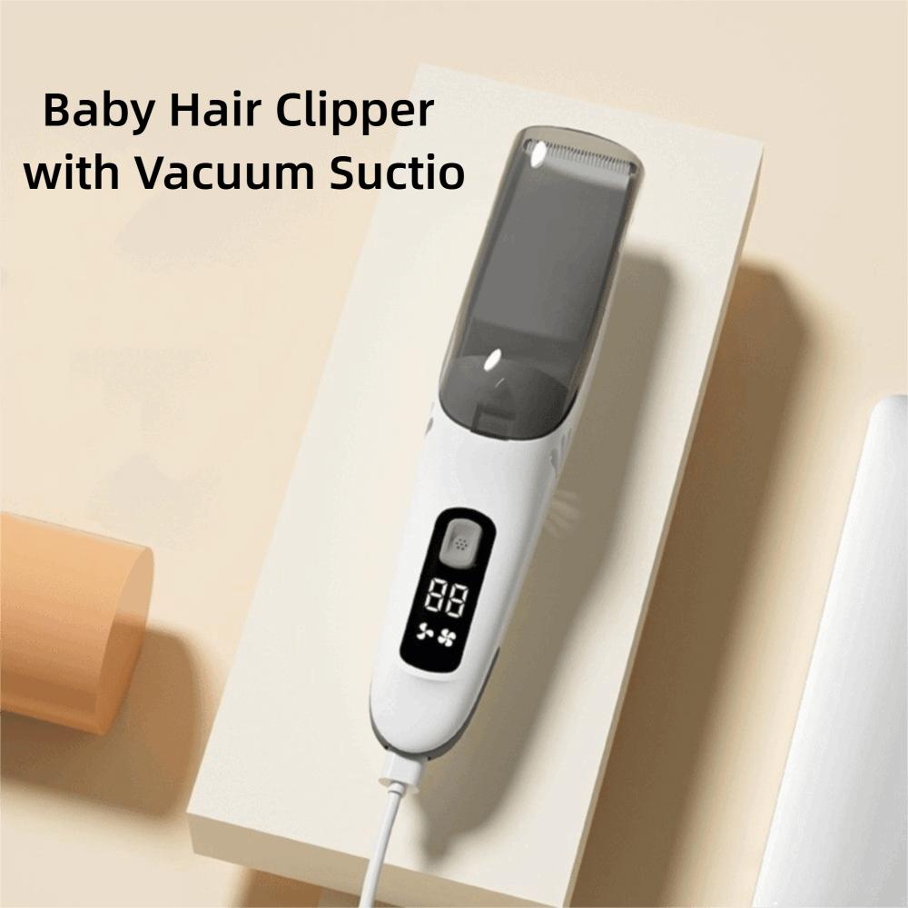 Waterproof Quiet Professional Hair Trimmer Automatic Suction Haircut Kit Travel Use