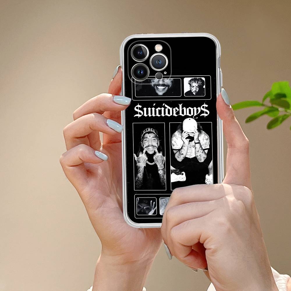 Rap Group S-Suicideboys-S G59 For IPhone 17 16 15 14 13 12 11 Pro Max Plus Mini Funda For Transparent Cover
