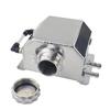 Universal 1L Aluminum Oil Catch Can Reservoir Tank With Drain Plug Breather Oil Tank Fuel Tank