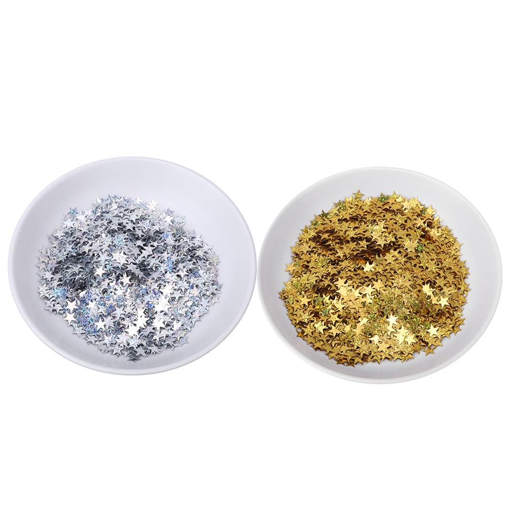 4000pcs 10mm PVC Star Table Confetti Sprinkles for Christmas Wedding Birthday Party Decoration