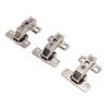 3Pcs Folding Hinges Zinc Alloy 180 Degree Integral Short Arm Hinge Set Hardware for Cabinet Wardrobe Door Table