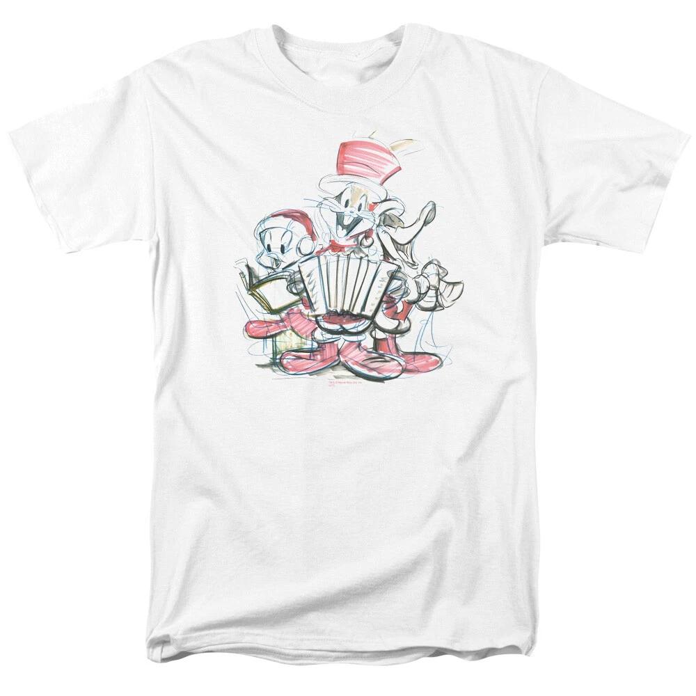 Looney Tunes "Holiday Sketch" T-Shirt - to 5X