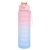 750ml Gradient Drinking Bottle Large Capacity Leak-proof Ins Style Travel Straw Jug Daily Use
