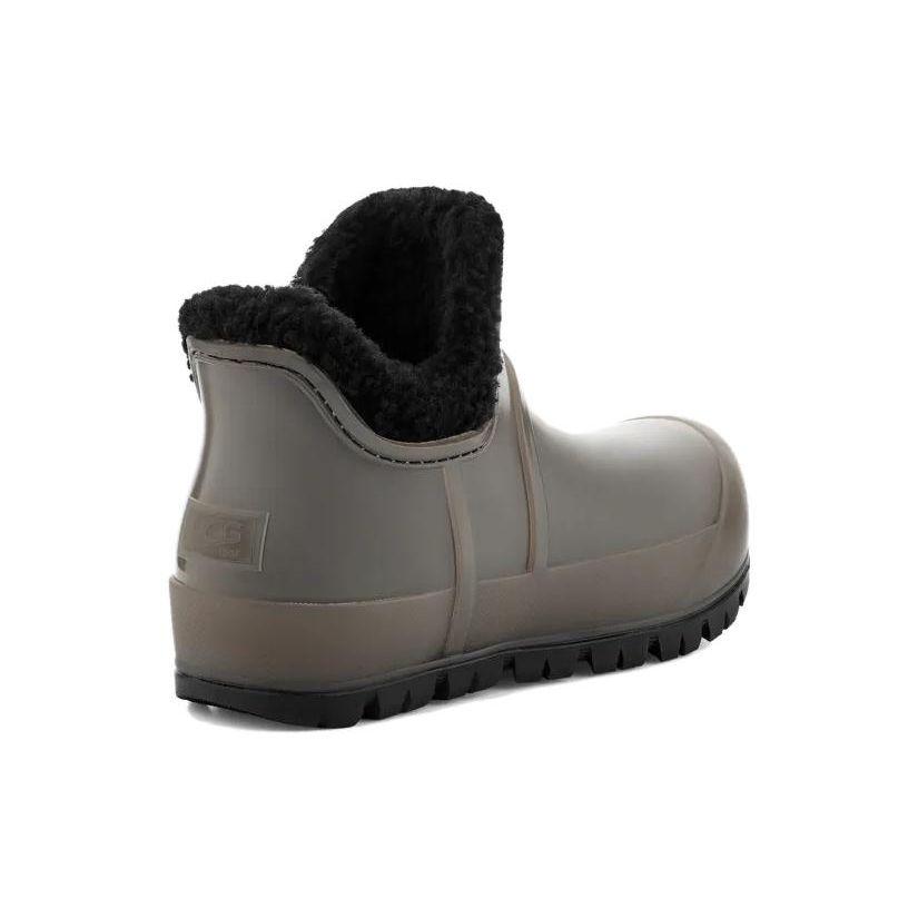 UGG Короткие женские сапоги с круглым носком, серые 1132070-BLK