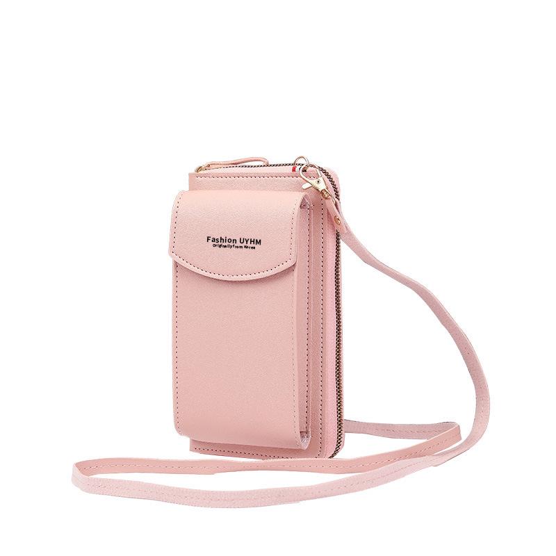 Stylish Women's Mini Shoulder Bag: Versatile Korean Mobile Phone Holder & Wallet with Large Capacity and Multi-Card Slots