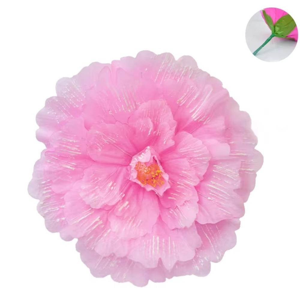 Большие Искусственные Цветы на Стебле Держатели Цветов Пион Цветочный Фестиваль Празднование Свадебный Фон Танцевальное Представление