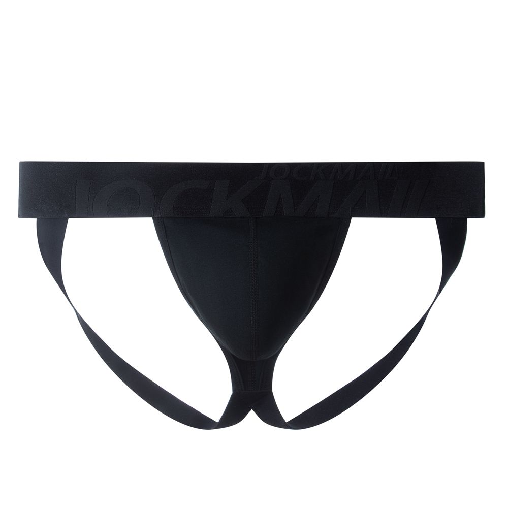JOCKAMIL Cotton Gay Jockstraps Black Sexy Home Leisure Men Underwear Low-Rise Style Breathable Eco-Friendly Quick Boxer Briefs