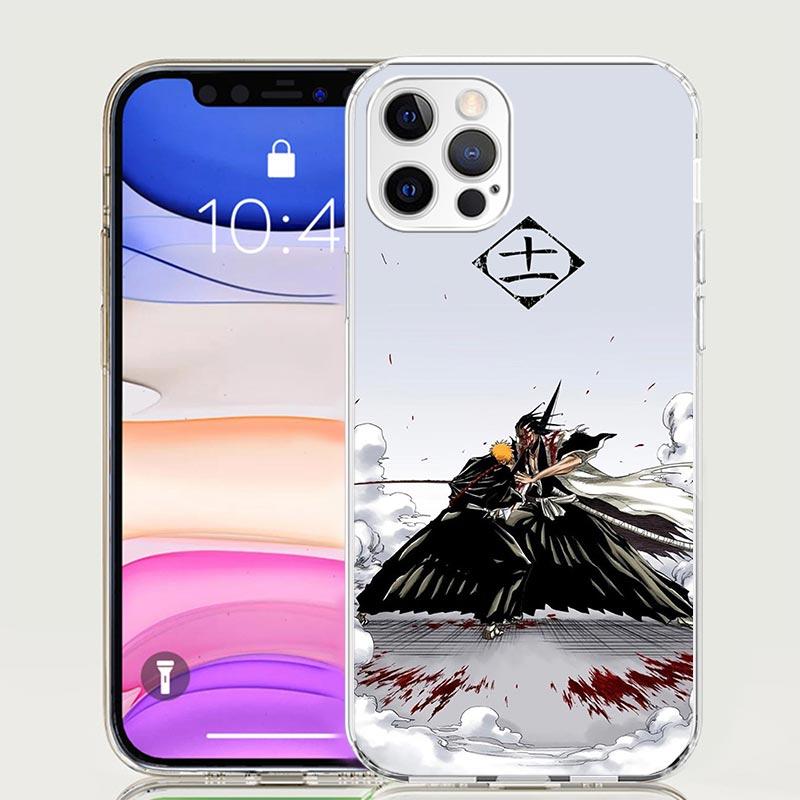 Чехол для телефона Bleach с изображением Зараки Кенпачи для iPhone 17 Air 16 15 Plus 11 14 Pro Max 13 Mini 12 7 8 + SE Узор Арт Индивидуальный чехол 17
