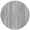 Table Top Grey Sonoma Ø 30 X 1.5 Cm Engineered Wood