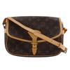 Sologne Shoulder Bag M42250 Brown Monogram Canvas Women Used