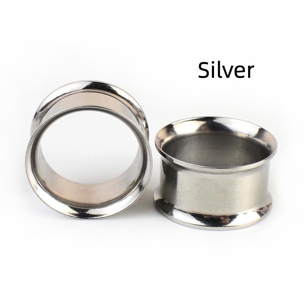 3-50 мм 2 шт. беруши туннели манометры из нержавеющей стали носилки для ушей украшения для пирсинга для женщин и мужчин