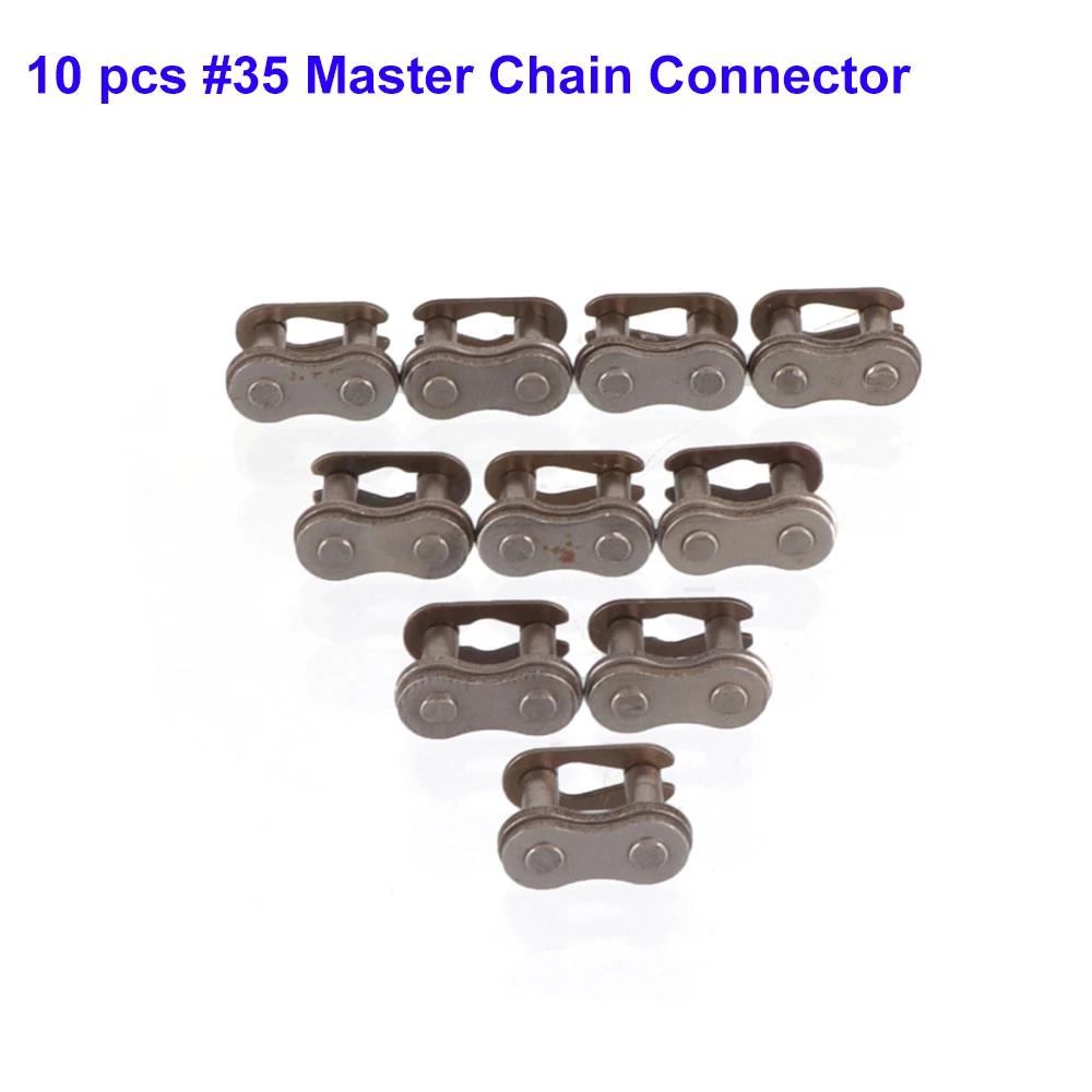 #35 Chain with Master Link for Baja Doodle Bug Motovox Mini Bike, Predator 212cc Go Kart & Bicycle - Fits Harbor Freight