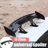Universal Car Tail Wing Mini Modified Auto Parts Tail Carbon Fiber Black Carbon Silver Tail Model Decoration