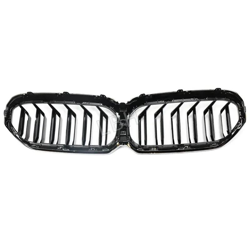 fit for 2021-2023 BMW 5 Series G30 G38 Cerium Grey ABS Front bumper Grille Racing Grills Air Intake Radiator ventilation grid