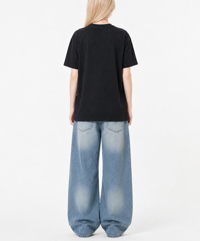MONSTER REPUBLIC Crown Blue T-Shirt Black_9184