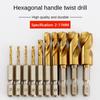 Ultra-short Twist Drill Bit Hex Shank Stainless Steel Special Drill New Hole Opener Wood Metal
