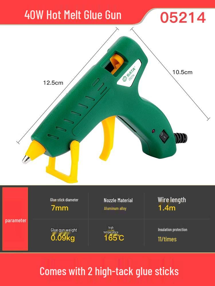 Sata Small Hot Melt Glue Gun for DIY Crafts and Children's Handmade Projects