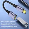 Laptop Extension Wire Male to Female Data Cord Professional Type-C to USB 3.0 A Cable
