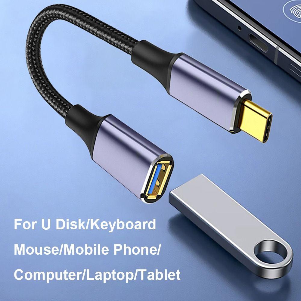 Laptop Extension Wire Male to Female Data Cord Professional Type-C to USB 3.0 A Cable