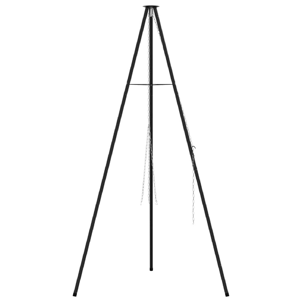 Campfire Tripod Black 92 x 92 x 151.5 cm Steel