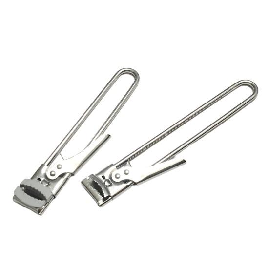 Stainless Steel Jar Opener with Grip Non-Slip Can Opener for Tight Lids Ergonomic Bottle Opener Kitchen Tool Creative Multi-Functional Opener