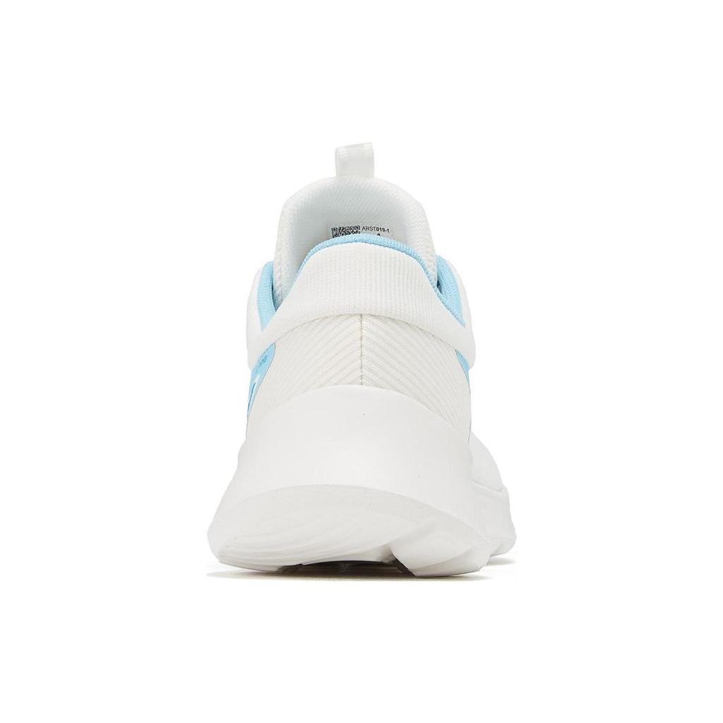 Кроссовки Li Ning легкие, мягкие, дышащие, амортизирующие, прочные, с низким верхом, мужские, белые, синие, ARST019-1