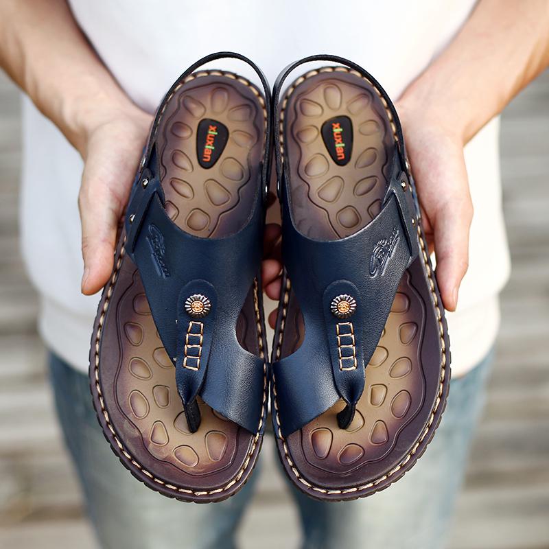 Модные мужские сандалии оптом, летние, мягкая подошва, нескользящая, пляжная обувь, мужские большие новые шлепанцы, повседневная верхняя одежда, сандалии
