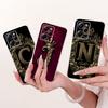 Для Xiaomi Poco X5 Pro 5G Чехол Модный А З Первоначальные Буквы Корона Мягкий Силикон Чехлы Для Телефона Для Пары Для Xiaomi PocoX5 X5Pro Корпус