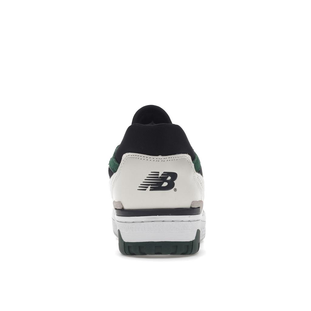 New Balance 550 Sea Salt Pine Green Unisex Sneakers White Black BB550VTC