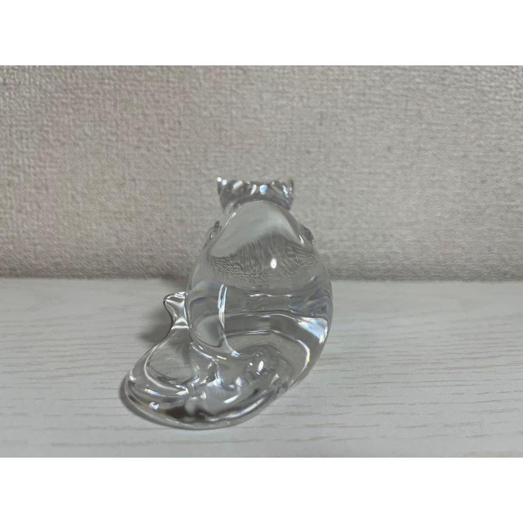 Used Cat figurine Baccarat