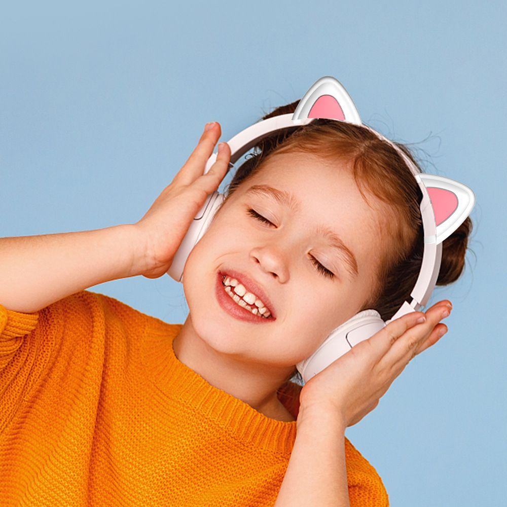 1 Pair Cute Headphones Gaming Decoration Attachment Headset Cat Ears