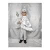 White Navy Blue Feather Cloak Prince Model Circumcision Clothing (2-10 Years Old)