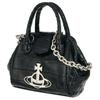 VIVIENNE WESTWOOD Памела 26Aw Логотип Сатурна Магнитная Застежка Съемный Цепочный Плечевой Ремень Мини Наплечная Сумка Через Плечо 4703000ZUL0098N401