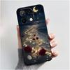 Shockproof Phone Case For Umidigi G9C Soft Silicone Black Casing Aesthetic Romantic Beach Moonlight Pattern Candy Shell