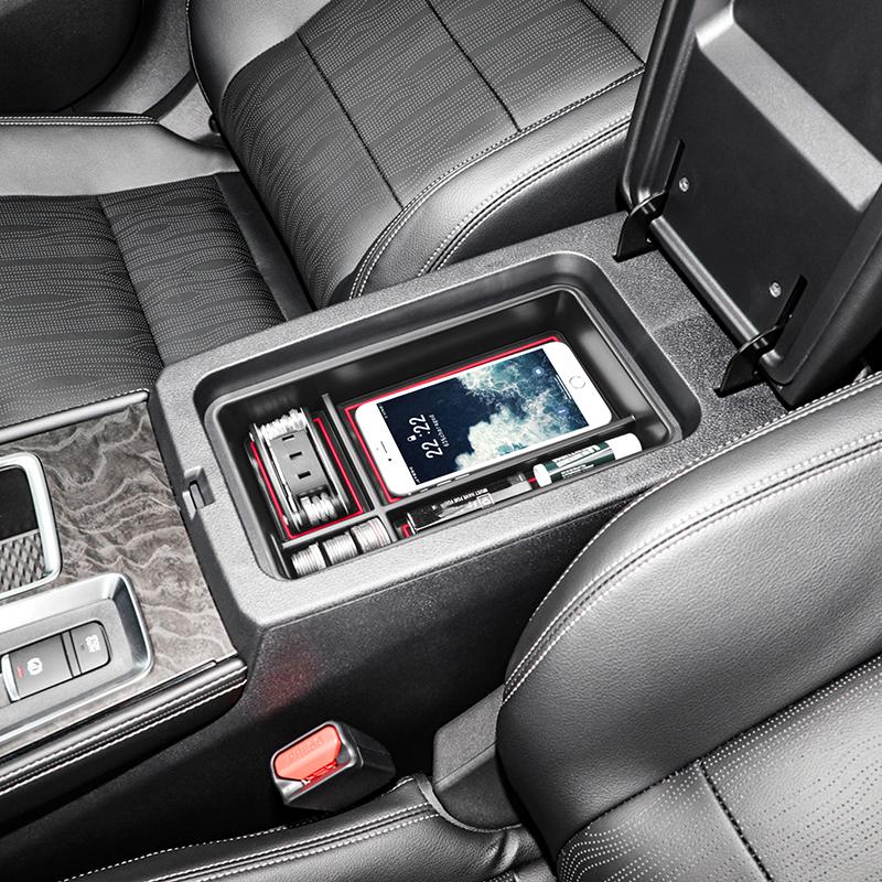 Органайзер для центральной консоли для Nissan Altima 2019 2025 2025 2025 2025 Бокс для хранения подлокотника Вставка-лоток Аксессуары для интерьера автомобиля