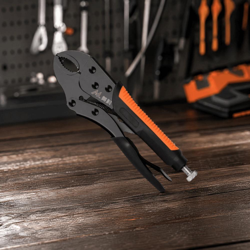 Anti-Slip Handle Locking Pliers Alloy Steel Screw Extractor Pliers Clamping Device Woodworking Use